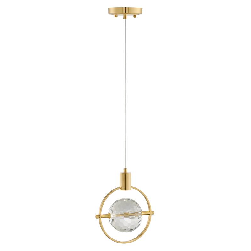 Hollywood 1 Light Pendant // Gold