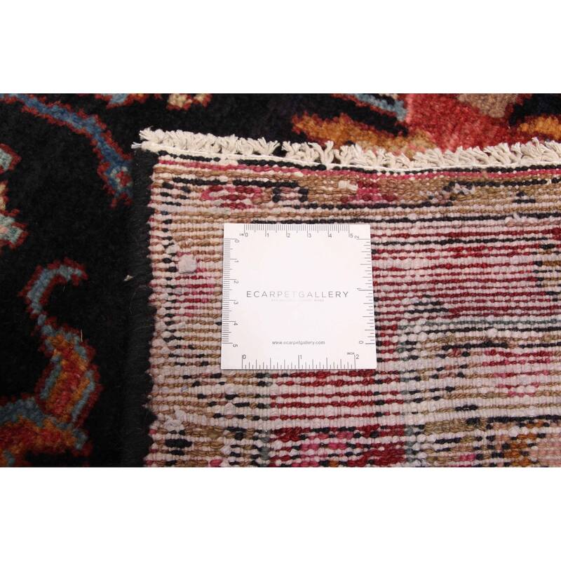 ECARPETGALLERY Hand-knotted Anatolian Vintage Dark Navy Wool Rug - 5'1 x 10'7