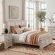 preview thumbnail 22 of 48, Roundhill Furniture Maderne 3-Piece Wood Bedroom Set, Panel Bed and Two Nightstands