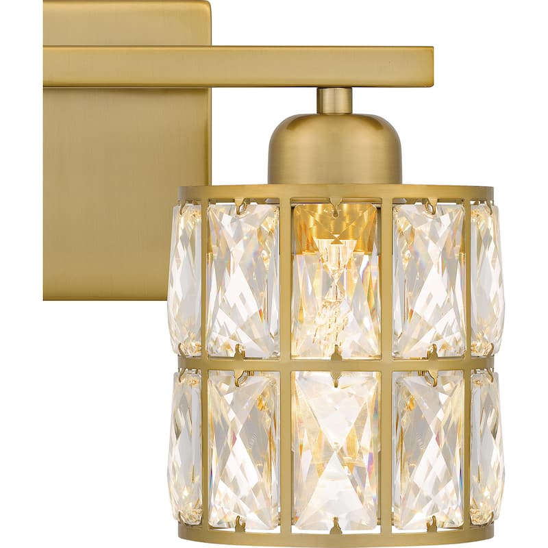 Gibson 2-Light Aged Brass Bath Light