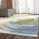 preview thumbnail 10 of 39, SAFAVIEH Evoke Tambra Abstract Swirl Rug 8' x 10' - Gold/Blue - Rectangle
