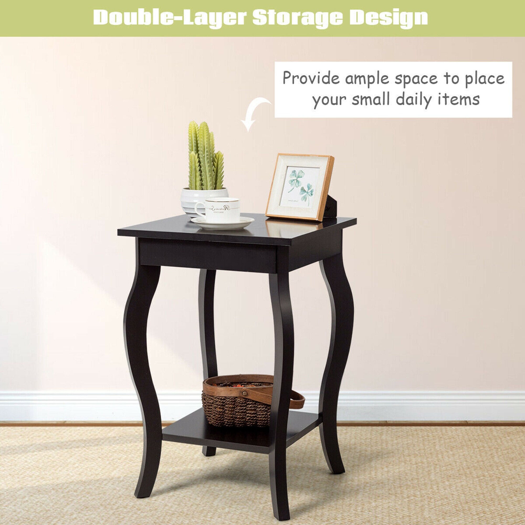 Shop Gymax Accent Side Table Sofa End Table Nightstand Coffee Table W See Details On Sale Overstock 31939953