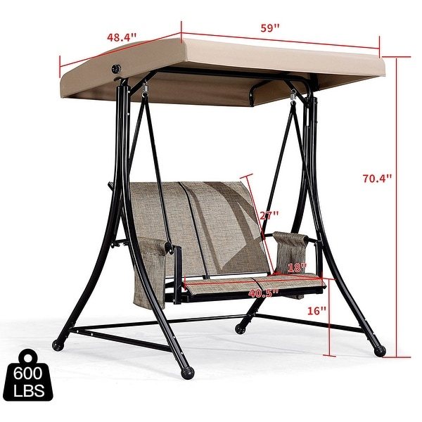 Purple leaf sales patio swing
