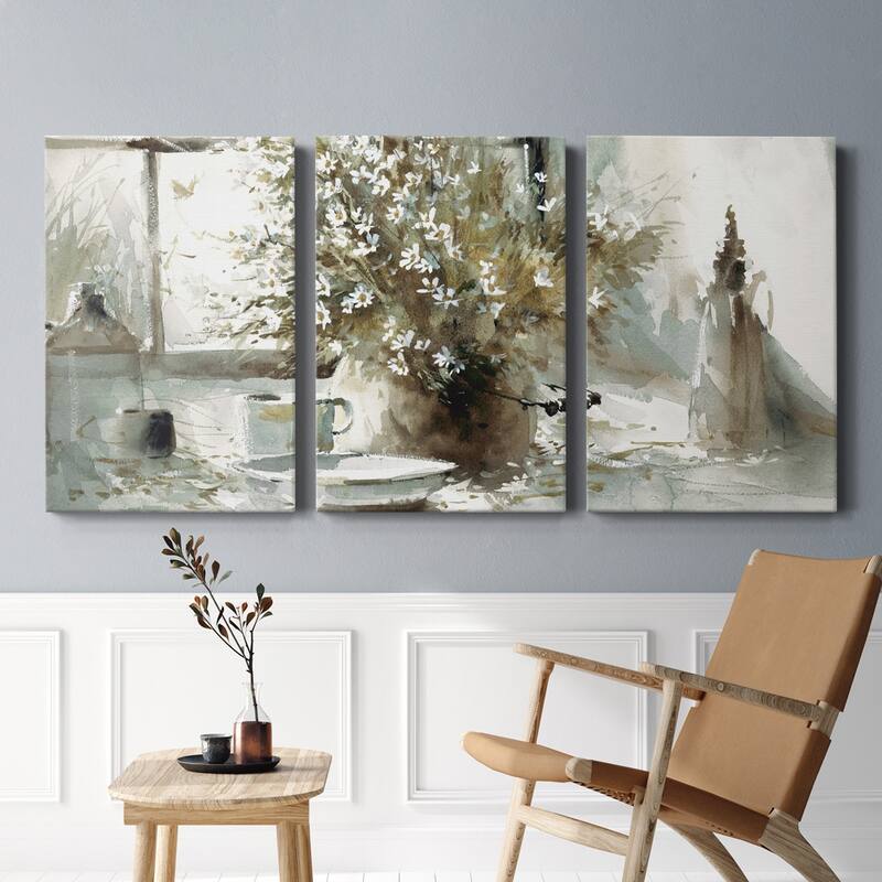 Daisy Still Life- Premium Gallery Wrapped Canvas - Ready to Hang