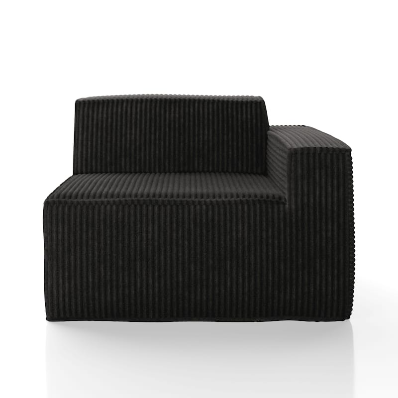 Furniture of America Navir Modern Chenille Foam Modular Sofa Chair