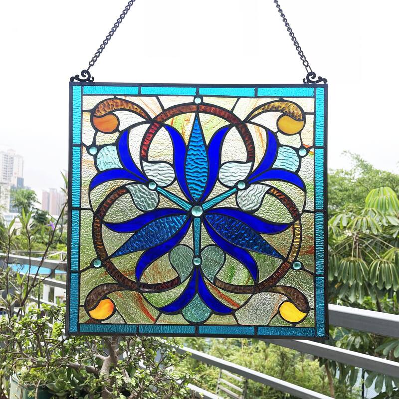 Geometric Design Window Panel/Sun Catcher - M