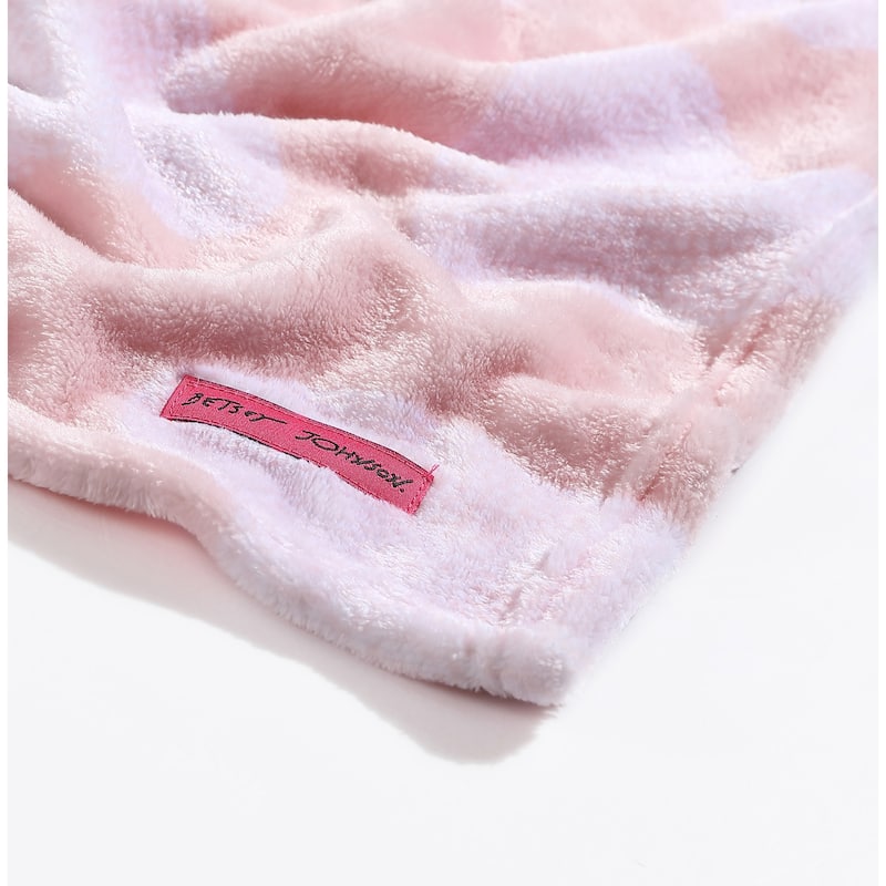 Betsey Johnson Printed Ultra Soft Plush Fleece Throw Blanket