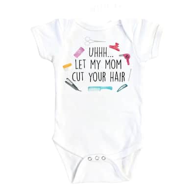 Salon Haircut - Baby Boy Girl Clothes Infant Bodysuit Funny Cute Newborn
