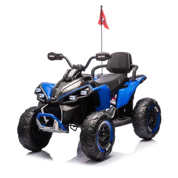slide 2 of 16, 24V Kids Ride On Electric XXXL ATV W/parents Control Blue