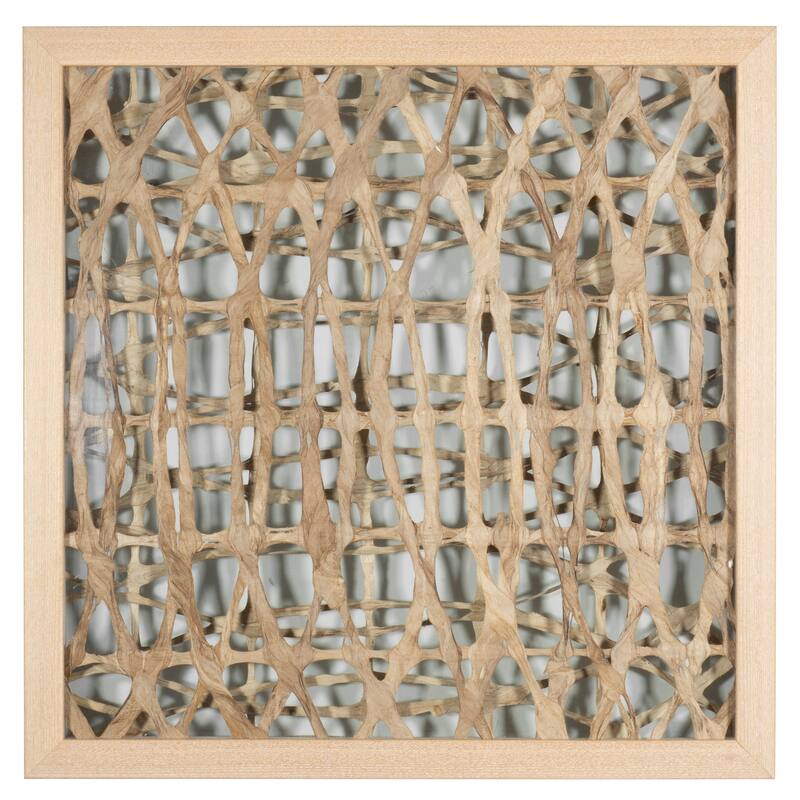 HUJI Papier-mache Shadow Box Wall Decor