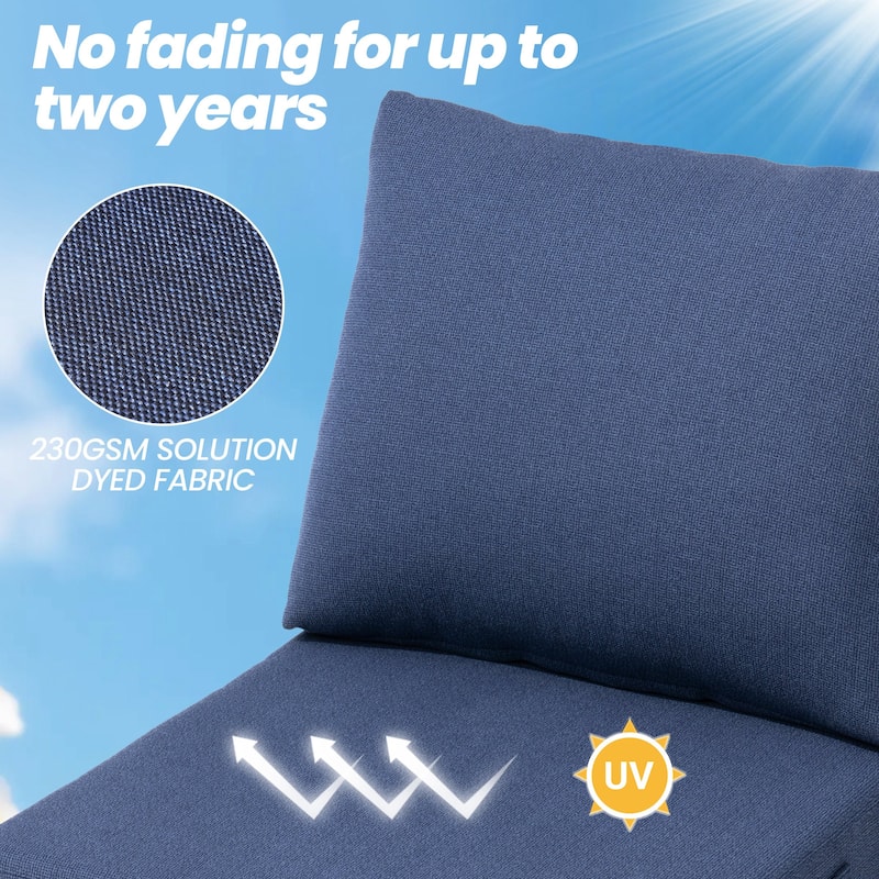24" x 24" Outdoor Deep Seat Chair Cushion Set