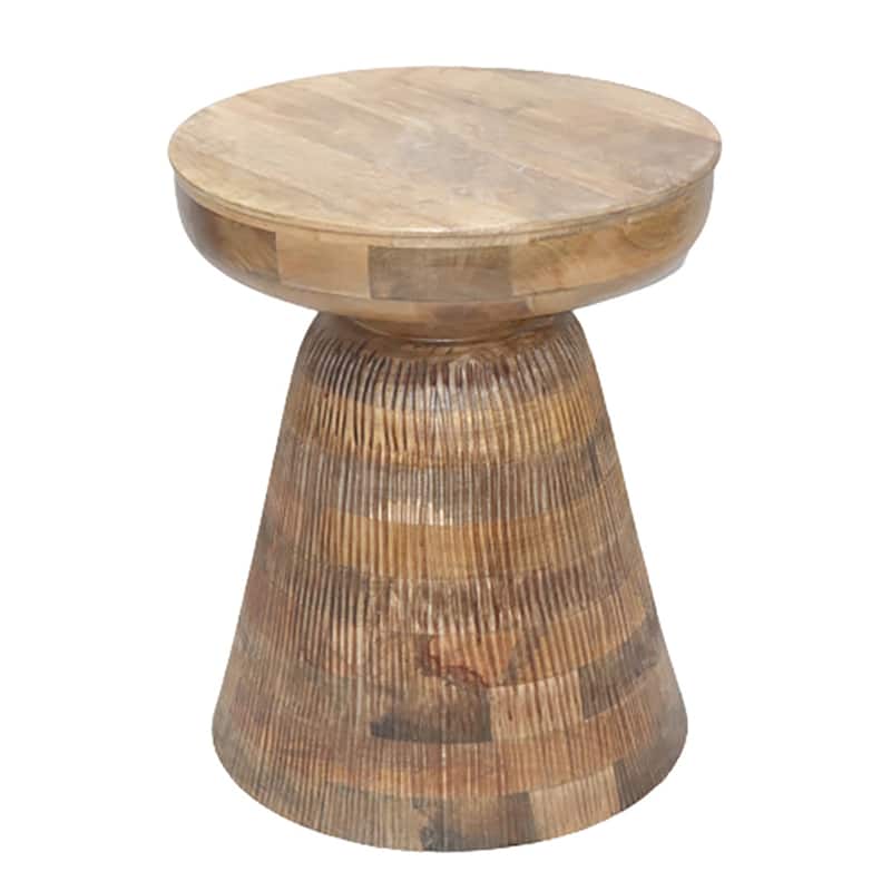 Wood, 19" Side Table, Black