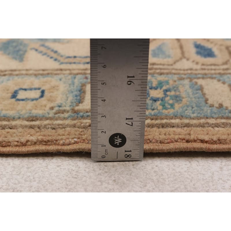 ECARPETGALLERY Hand-knotted Finest Ghazni Copper, Tan Wool Rug - 6'4 x 9'4