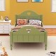 preview thumbnail 9 of 26, Solid Wood Macaron Twin Size Toddler Platform Bed with Safety Rails