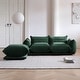 preview thumbnail 2 of 32, Living Room Furniture Love Seat Sofa Double Seat Sofa Green