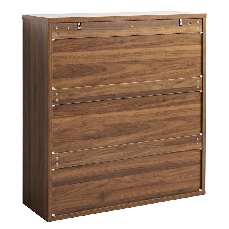 24 Pair Shoe Storage Cabinet with Adjustable Shelves, Hidden Shoe Organizer for Entryway, Foyer, Hallway