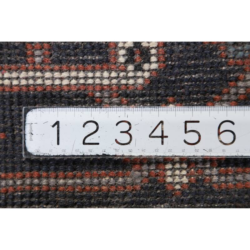 Hand Knotted Oriental 100% Wool Carpet Traditional Medallion Oranges & Rust Heriz (serapi) Area Rug - 13' 9'' X 9' 11''