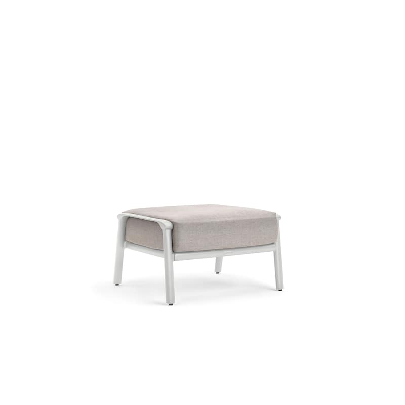 Aspen Cushion Outdoor Resort-Grade Sunbrella Ottoman - Beige