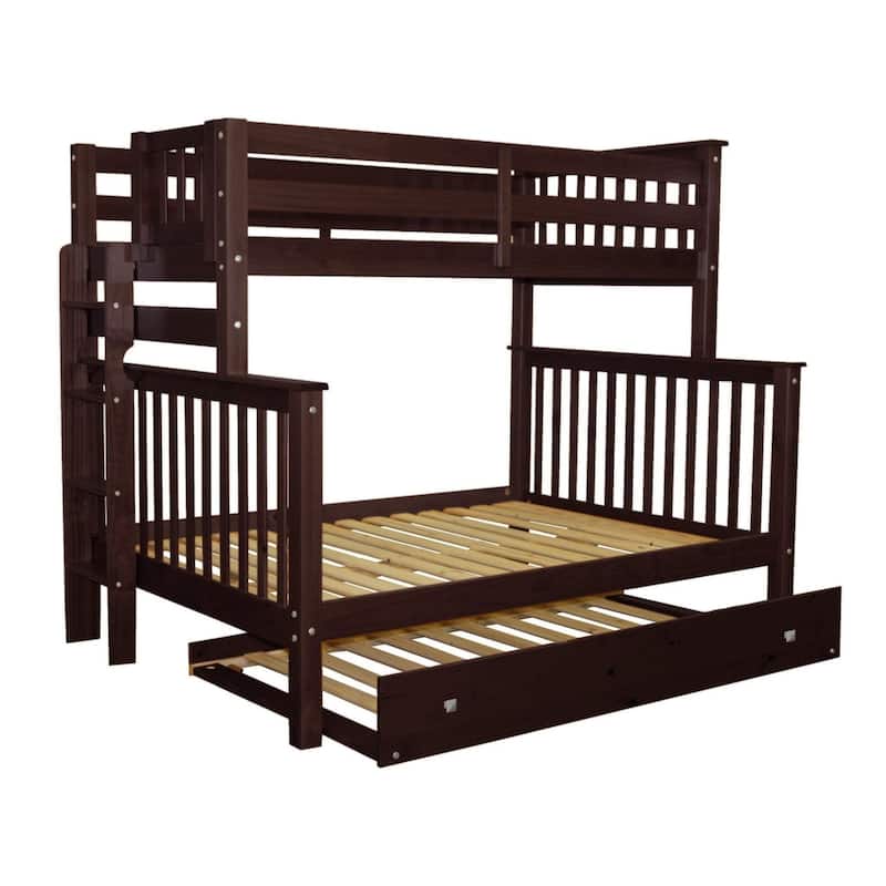 Taylor & Olive Trillium Twin over Full Bunk Bed Ladder, Twin Trundle