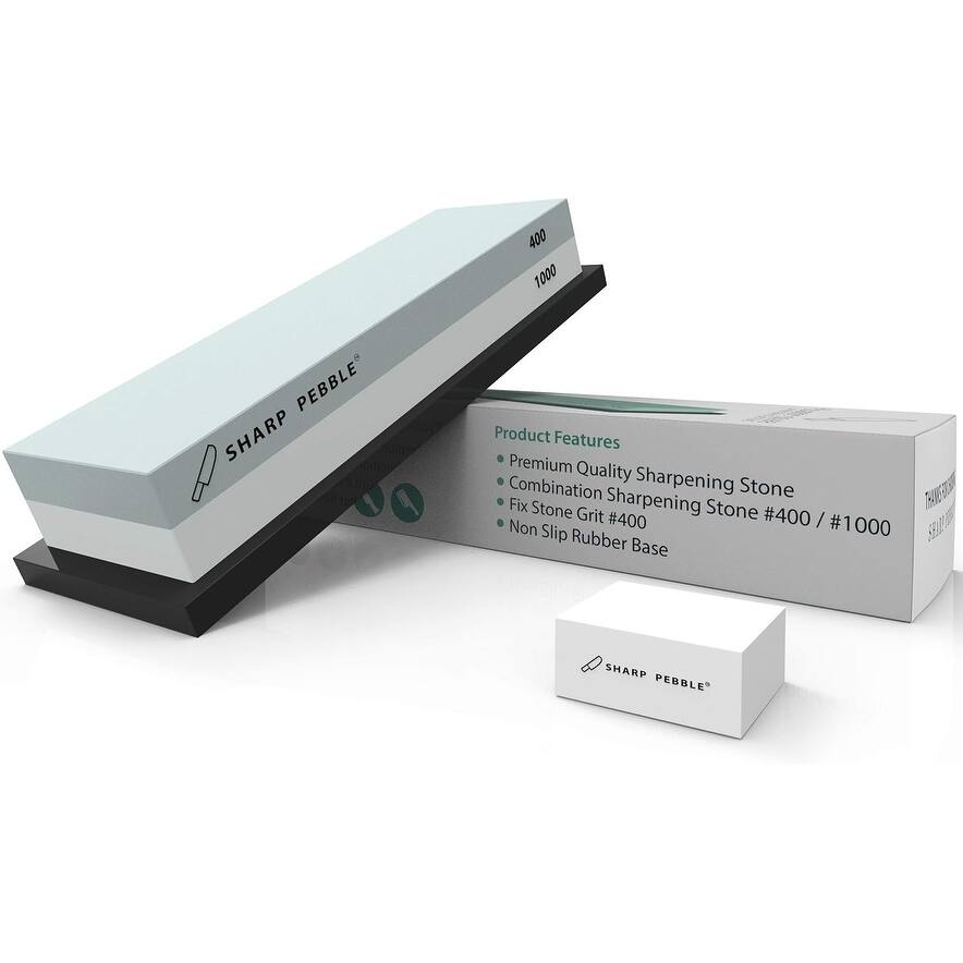 Knife Sharpening Stone 2 Side Grit 400/1000 Wet Stone Kitchen Knife