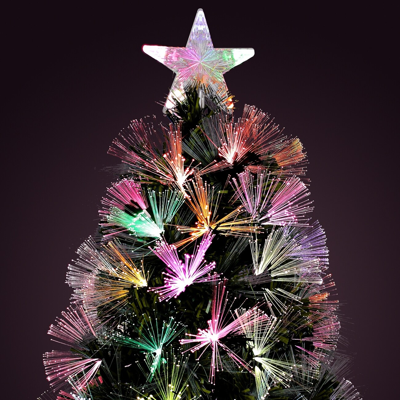 Shop Belleze 7ft Artificial Christmas Tree Color Light Snowflakes
