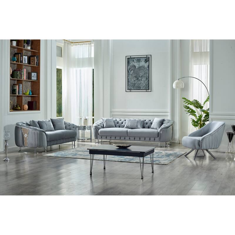 Lucca Comfortable Modern 2 seat Love Seat