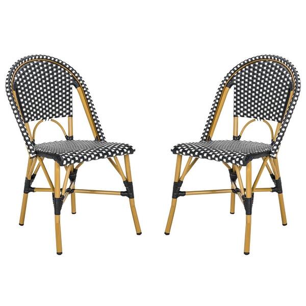 Shop Safavieh Salcha Indoor Outdoor French Bistro Black White