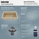 preview thumbnail 62 of 82, Karran Drop-In Quartz 33 in. 1-Hole Single Bowl Kitchen Sink Kit