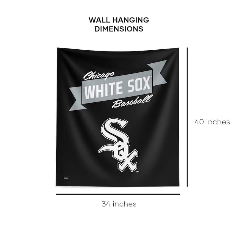 MLB Premium White Sox Printed Wall Hanging - 34"x40"