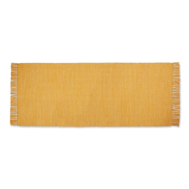 DII Gray and Off White 2-Tone Ribbed Rug 2x3 Ft - 24.0 In. L X 36.0 In. W X 0.2 In. H