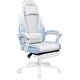preview thumbnail 54 of 59, BOSSIN Racing Style Gaming Chair,300 lbs Big and Tall gamer chair High Back Computer Chair White/Blue