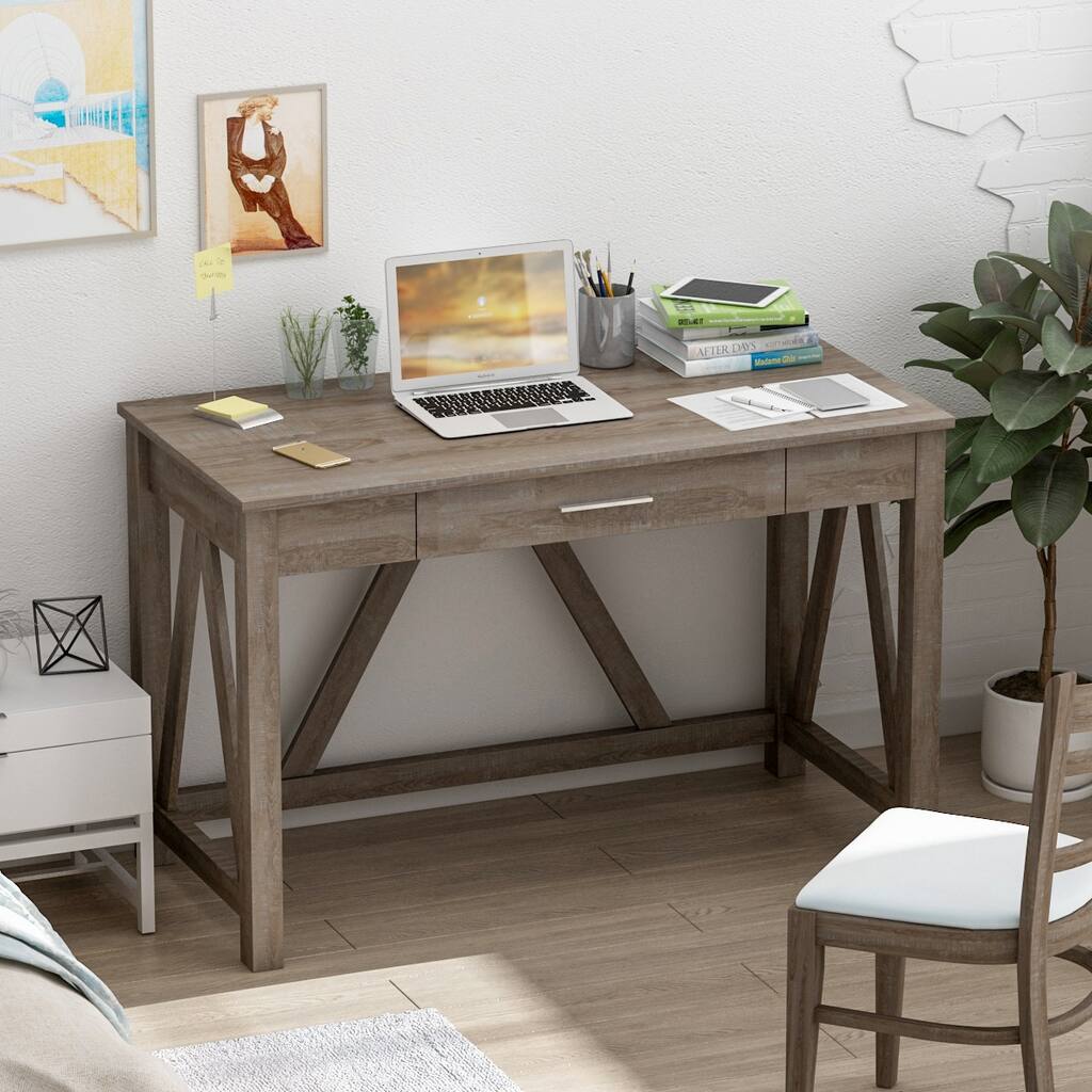 Office Computer Desks Writing Table Living Accent Wood Desk
