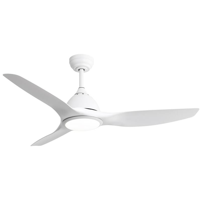 52" High CFM Modern Ceiling Fan with Remote Control and Reversible Motor Bedroom Ceiling Fan - 52 Inches