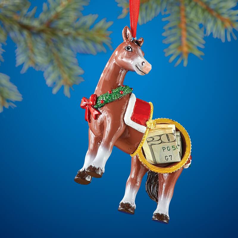 Animal Christmas Ornament Trinket Boxes - 5.130 x 4.000 x 3.880