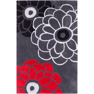 SAFAVIEH, Handmade Modern Art Cveta Modern Polyester Rug