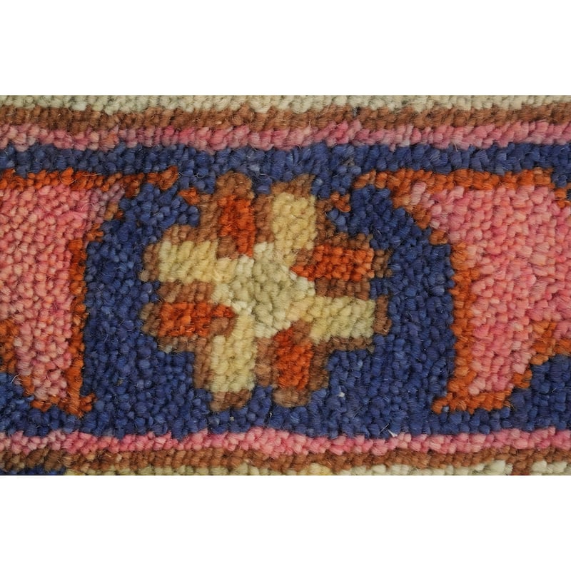 Hand Knotted Oriental 100% Wool Carpet Traditional All-Over Green Ziegler Area Rug - 11' 10'' X 8' 10''