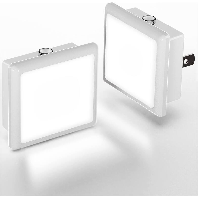 LED Night Lights Plug into Wall 2-Pack
