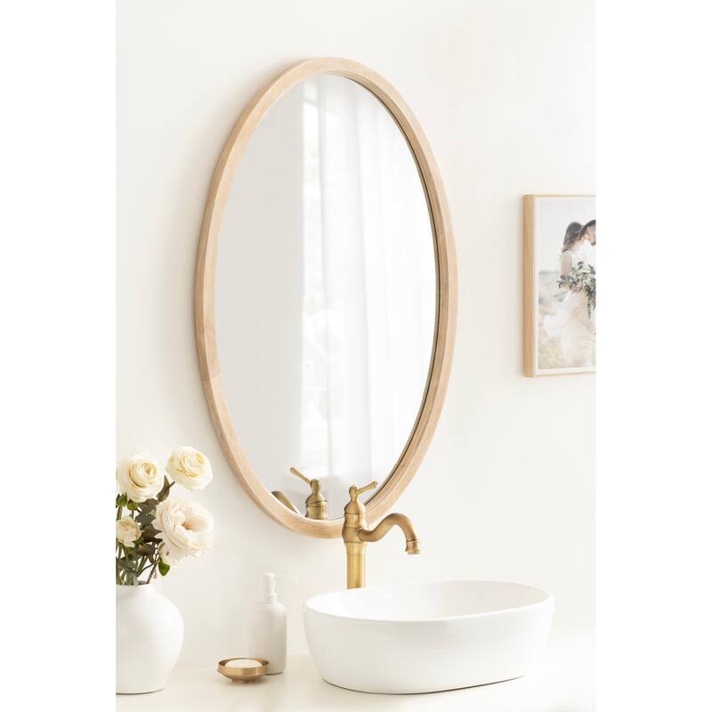 Kate and Laurel Hogan Oval Framed Wall Mirror