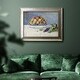 preview thumbnail 5 of 7, Still Life with Peaches and Grapes Premium Framed Canvas- Ready to Hang