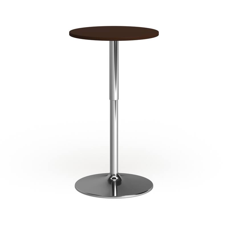 Porch & Den Oakberry 23-inch Wood Top Adjustable Bar Table