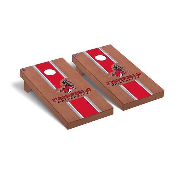 slide 2 of 5, Fairfield Stags Rosewood Cornhole Board Set