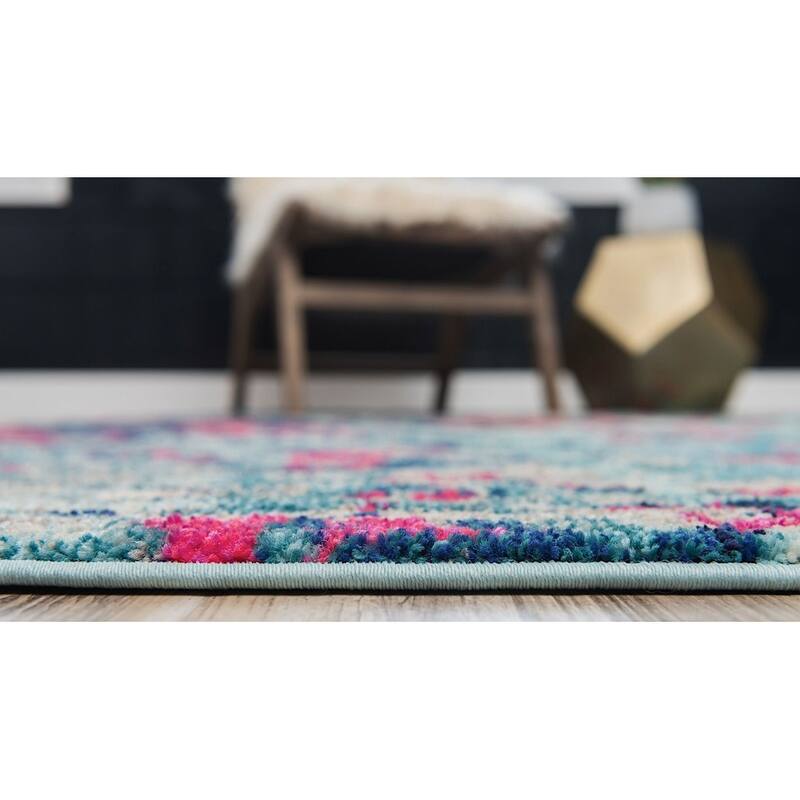 Contemporary Zhale Collection Area Rug