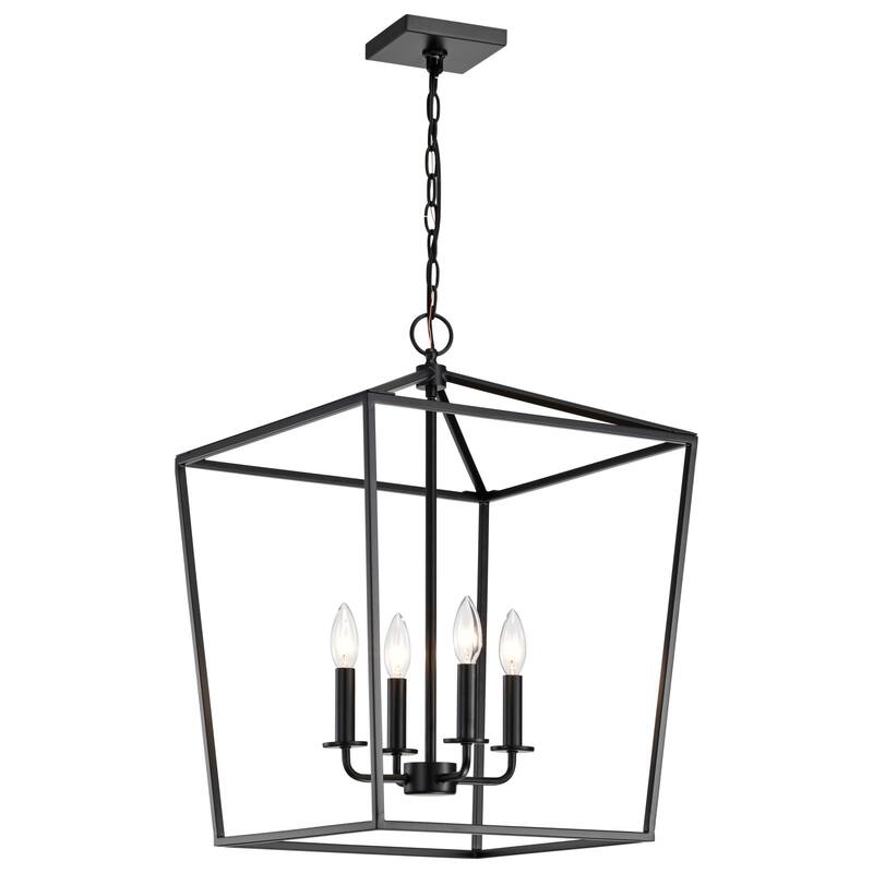 Nuvo Lighting 60/7931 Emma 4 Light 17" Wide Taper Candle Pendant