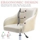 preview thumbnail 57 of 117, Corvus Braff Velvet Upholstered Adjustable Ergonomic Office Chair