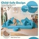 preview thumbnail 2 of 6, Modular Kids Play Couch 14 PCS Convertible Foam Children Floor Sofa