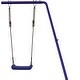 preview thumbnail 17 of 18, vidaXL Swing Set Outdoor Backyard Wooden Playground Equipment for Kids Age 3-8