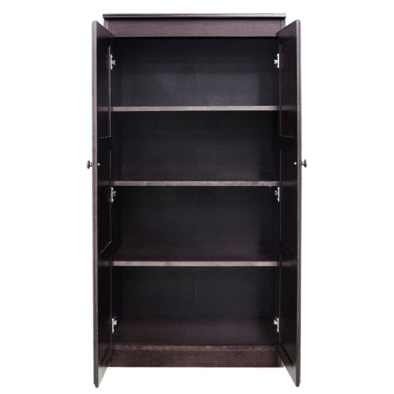 Concepts in Wood Storage Cabinet, 60 inch with 4 Shelve