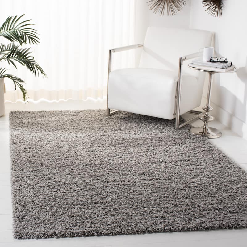 SAFAVIEH Athens Bharati Ilaha 1.5-inch Thick Rug - 5'1" x 7'6" - Light Grey