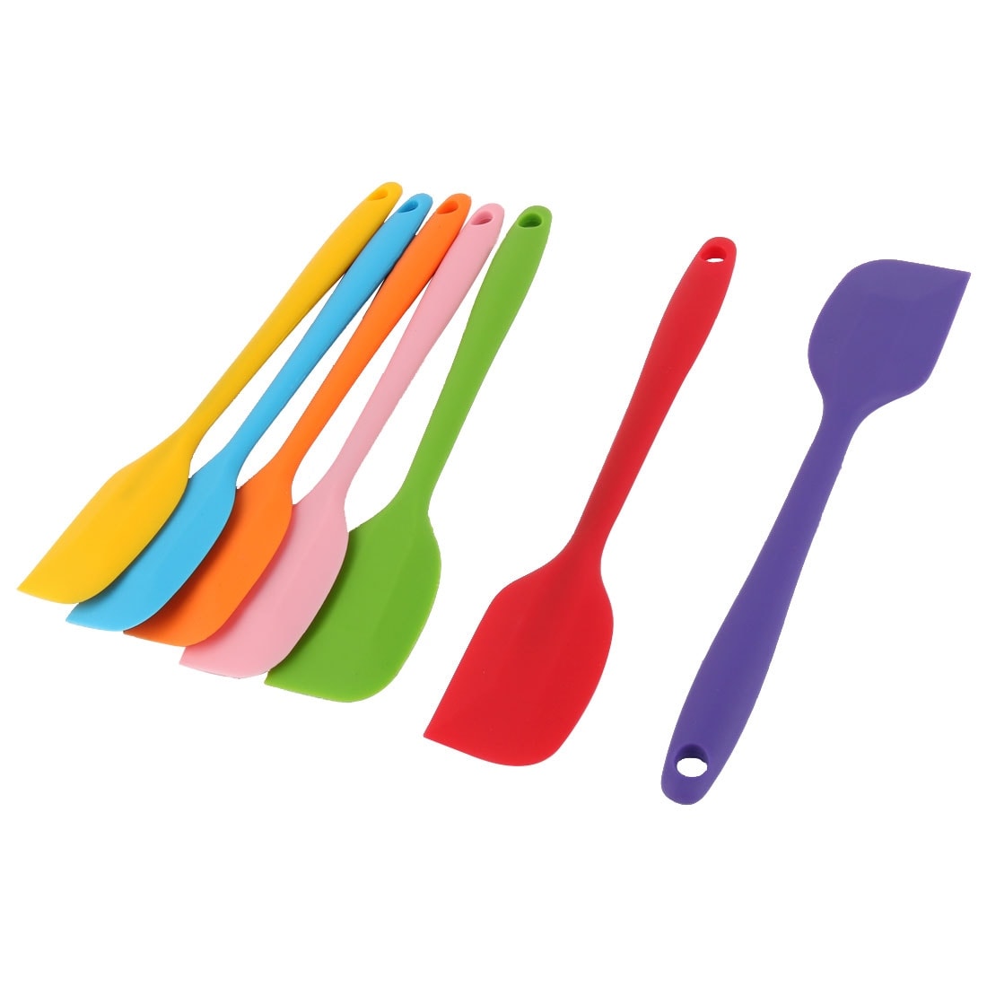 7Pcs Integrated Silicone Kitchen Utensils Non Stick Cooking