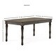 preview thumbnail 7 of 5, Lockwood 80-Inch Wooden Dining Table by Greyson Living - Grey